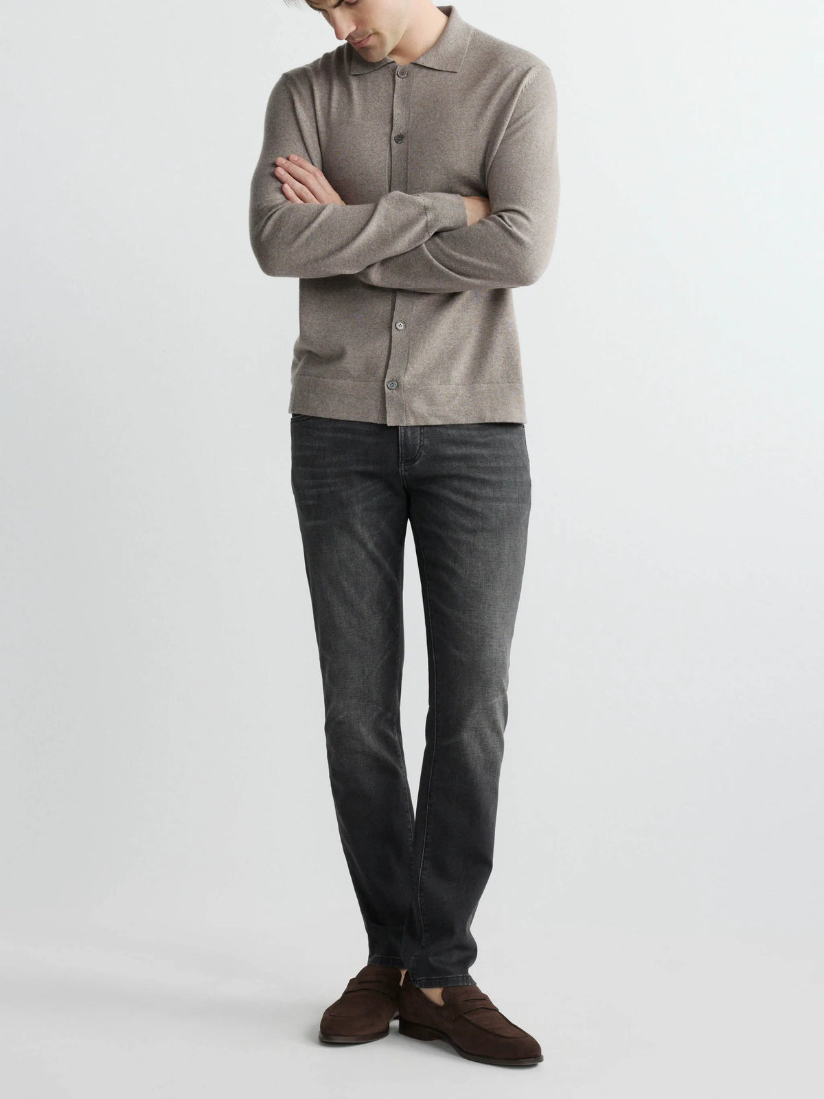 Washed Black Knit