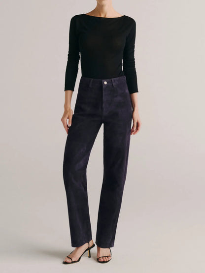Plum Suede