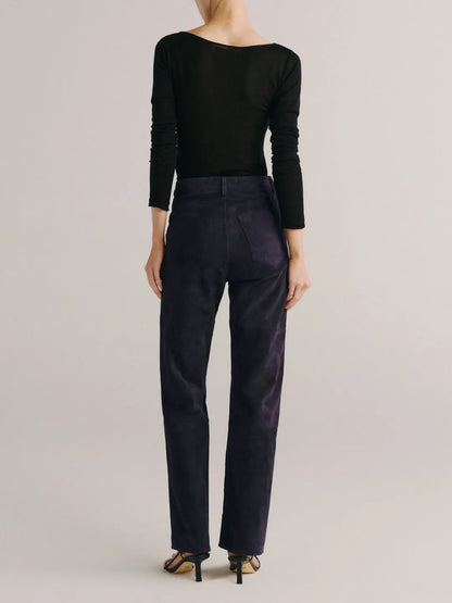 Plum Suede