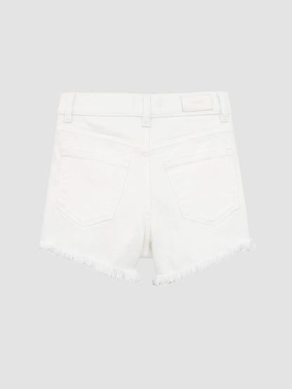 White Frayed