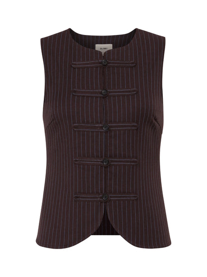 Brown/Blue Stripe