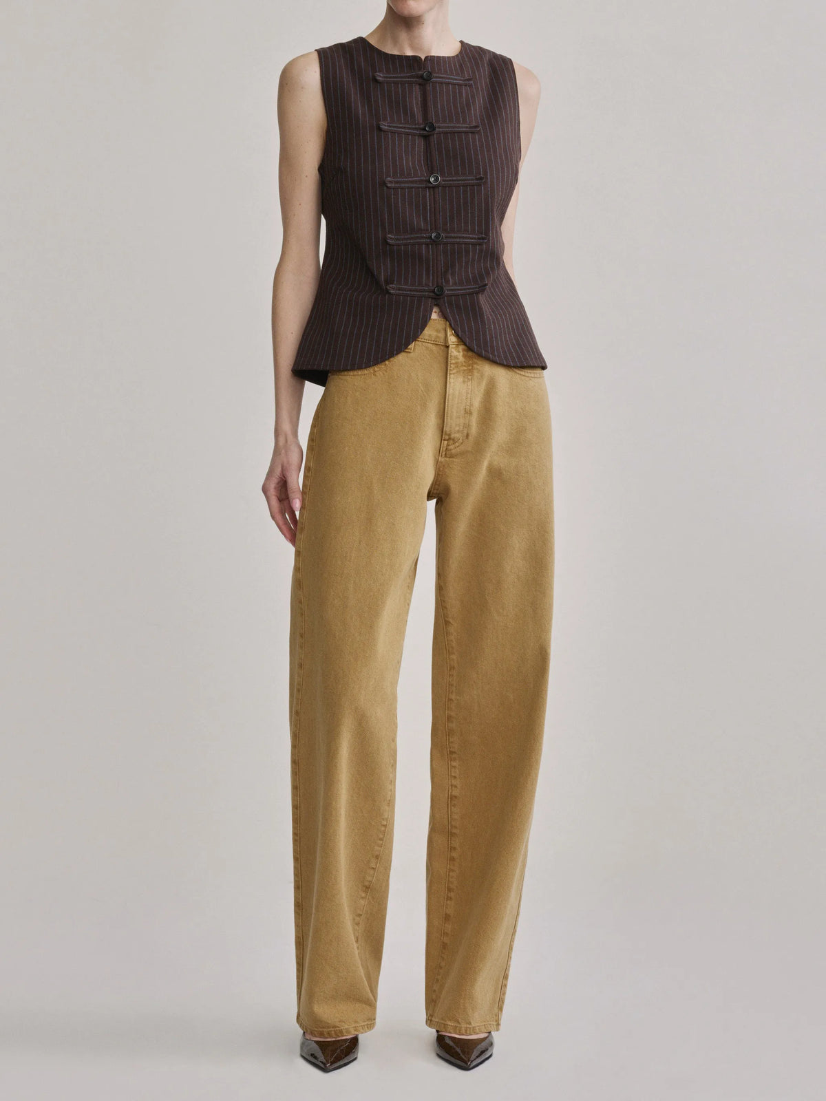 Brown/Blue Stripe